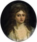 SCHÜTZE Johann Christoph 1765,Portrait of Maria Arnoldina Henriette Apollonia v.,Van Ham 2007-11-17