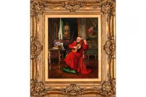 SCHAAN Paul 1800-1900,Interior Scene with Cardinal,Gray's Auctioneers US 2015-06-30