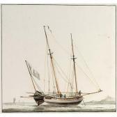 SCHAAP Wijbrand 1766-1821,two studies of boats: a 'fransche logger' sailing ,Sotheby's GB 2004-11-02