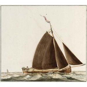 SCHAAP Wijbrand 1766-1821,two studies of boats: a 'meppeler praamschuit' at ,Sotheby's GB 2004-11-02