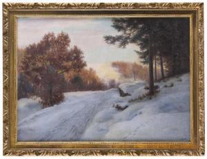 SCHADE Karl Martin 1862-1954,Winterliche Herbstlandschaft,Palais Dorotheum AT 2019-02-28