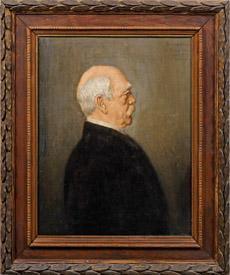 SCHADOW Hans 1862-1924,Brustbildnis des Fürsten Otto von Bismarck im Prof,1893,Schloss DE 2011-05-21