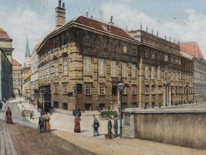 SCHAEDL Ludwig 1920,Lobkowitzplatz, Vienna,Auctionata DE 2016-09-16