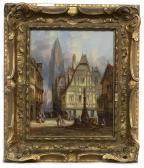 SCHAEFER HERMANN 1815-1884,CONTINENTAL TOWN SQUARES,1888,McTear's GB 2021-08-11