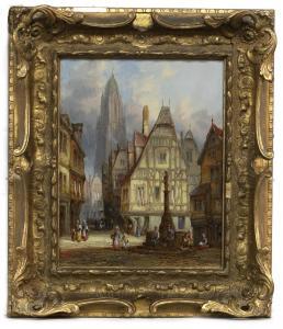 SCHAEFER HERMANN 1815-1884,CONTINENTAL TOWN SQUARES,1888,McTear's GB 2021-08-11