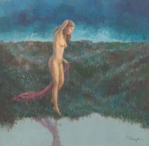 SCHAEFERS Karin 1942,Nude in Landscape,Aspire Auction US 2017-09-09