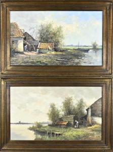 SCHAEFFER John 1900-1900,Dutch landscape,Twents Veilinghuis NL 2023-01-12