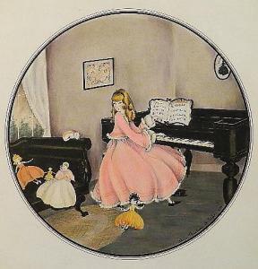 SCHAFER Alice Pauline 1899-1980,The Concert,1924,Rachel Davis US 2014-03-22