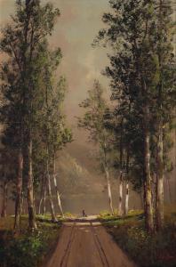 SCHAFER Frederick Ferdinand 1839-1927,Road through the Trees,Bonhams GB 2024-04-26