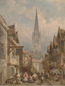 SCHAFER Henry 1815-1873,Norwich Cathedral, Norfolk,Christie's GB 2006-01-22