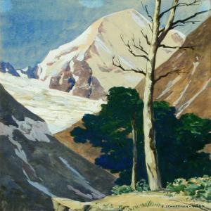 SCHAFFRAN Emerich 1873-1961,Mountain scenery,Bruun Rasmussen DK 2010-06-28