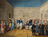 SCHAFFROTH Johannes Stanislaus 1765-1851,An academic Gathering,1826,Lempertz DE 2015-05-16