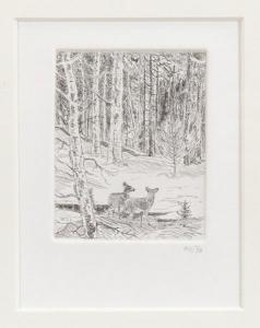 SCHALDACH William J 1886,Winter Woods,Copley US 2014-07-25