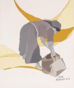 SCHALLER Roland 1942,Femme penchée - Israël,1984,Dogny Auction CH 2018-10-02