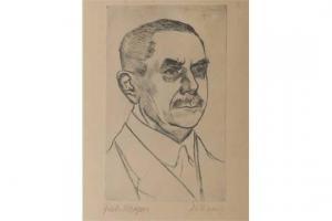 SCHAPER Friedrich 1869-1956,Porträt Dr. Wasiliy,1928,Wendl DE 2015-10-22