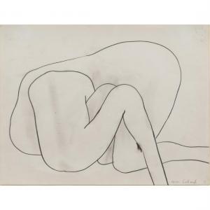 SCHARF William 1927-2018,Two Down Persons,1968,Clars Auction Gallery US 2023-07-14