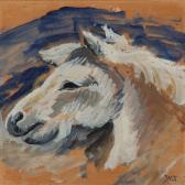 SCHARFF William 1886-1959,A horse's head,Bruun Rasmussen DK 2013-06-03