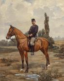 SCHARLACH Eduard 1811-1891,Mounted Infantry Colonel,1890,Palais Dorotheum AT 2014-02-17