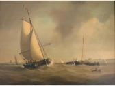 SCHARPF J 1800-1800,DUTCH FISHING BOATS IN COASTAL WATERS,Lawrences GB 2009-10-16