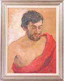 SCHARY Susan 1936,Robed Man,Kamelot Auctions US 2016-11-17