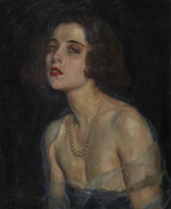 SCHATTENSTEIN Nicolaus 1877-1954,Portrait of a lady,Rosebery's GB 2023-06-06