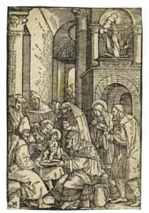 SCHAUFELEIN Hans 1515-1582,Beschneidung Christi,1535,Peter Kiefer Rare Books DE 2007-05-25