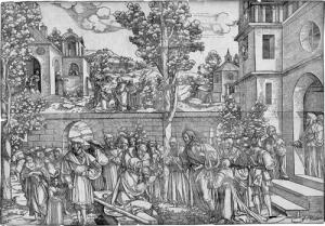 SCHAUFELEIN Hans 1515-1582,Die Auferweckung des Lazarus,Galerie Bassenge DE 2019-05-29