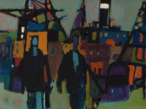 SCHEDLER Jacques 1927-1989,City,Auctionata DE 2013-08-23