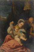 SCHEDONI BARTOLOMEO 1500-1569,The Holy Family,Galerie Koller CH 2012-03-26