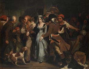 SCHEFFER Ary 1795-1858,L'arresto di Charlotte Corday,1843,Casa d'Aste Arcadia IT 2024-04-17
