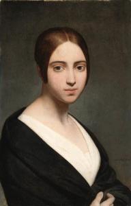 SCHEFFER Ary 1795-1858,Portrait of a young woman,1841,Christie's GB 1999-06-15