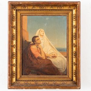 SCHEFFER Ary,Sant'Agostino con la Madre Monica, estasi di Ostia,Wannenes Art Auctions 2023-12-11