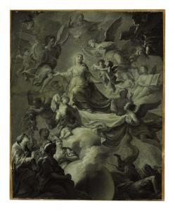 SCHEFFLER Felix Anton,The Coronation of the Virgin with God the Father,Christie's 2012-01-26