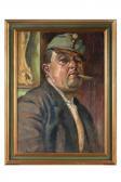 SCHEIBER Hugo 1873-1950,Homme au cigare,Aguttes FR 2024-04-25