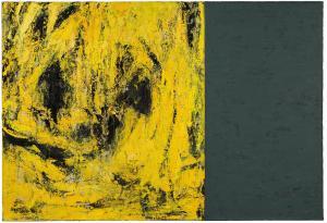 SCHEIBL Hubert 1952,Yellow P.I. (Dyptichon),1989,im Kinsky Auktionshaus AT 2023-11-27