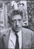SCHEIDEGGER Ernst 1923-2016,Alberto Giacometti,1952,Beurret Bailly Widmer Auctions CH 2023-03-22