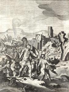 SCHEITZ Matthias 1625-1700,Căderea Ierusalimului,1672,Artmark RO 2017-03-02