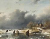 SCHELFHOUT Andreas 1787-1870,A day on the ice,Christie's GB 2008-11-18