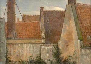SCHELFHOUT Andreas 1787-1870,Etude de toits,Artcurial | Briest - Poulain - F. Tajan FR 2024-02-06