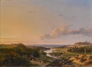 SCHELFHOUT Andreas 1787-1870,Rolling landscape,1847,Sotheby's GB 2024-04-10