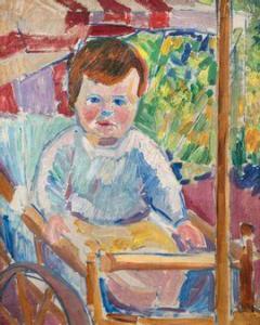 SCHELFHOUT Lodewijk 1881-1943,Portrait d'enfant,1918,Millon & Associés FR 2021-06-30
