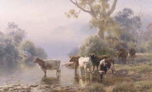 SCHELTEMA Jan Hendrik 1861-1941,On the Buffalo River, Victoria,Christie's GB 2004-05-15