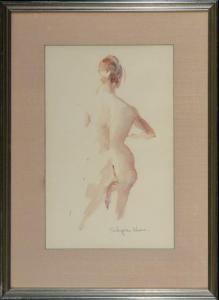 SCHEPENS KRAUS Helen 1916-1988,Nude,1972,Barridoff Auctions US 2020-10-17