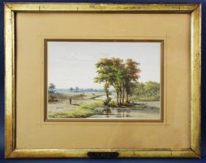 SCHEPENS LOUIS 1816-1884,river landscape,Kaminski & Co. US 2024-02-18