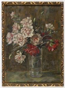 SCHERER Rosa 1868-1926,Nelken in einer Vase,Palais Dorotheum AT 2021-05-04