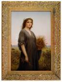 SCHERF Albert 1876-1953,"Ruth" nach einem Gemälde von Charles Landelle (18,Nagel DE 2017-10-11