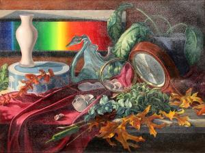 SCHERMER Pamela,Vanitas Still Life,1986,Ro Gallery US 2010-03-25