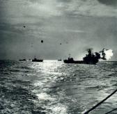 SCHERSCHEL FRANK 1907-1981,Navire tirant du canon sur la cote pendant le Dé,1965,Chayette et Cheval 2014-11-15