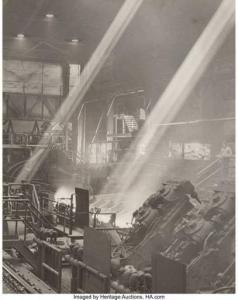 SCHERSCHEL JOE 1920-2004,Steel Mill,1950,Heritage US 2021-10-13