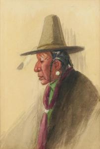 SCHEUERLE Joseph 1873-1948,Plenty Hawk/Crow,Altermann Gallery US 2015-08-15